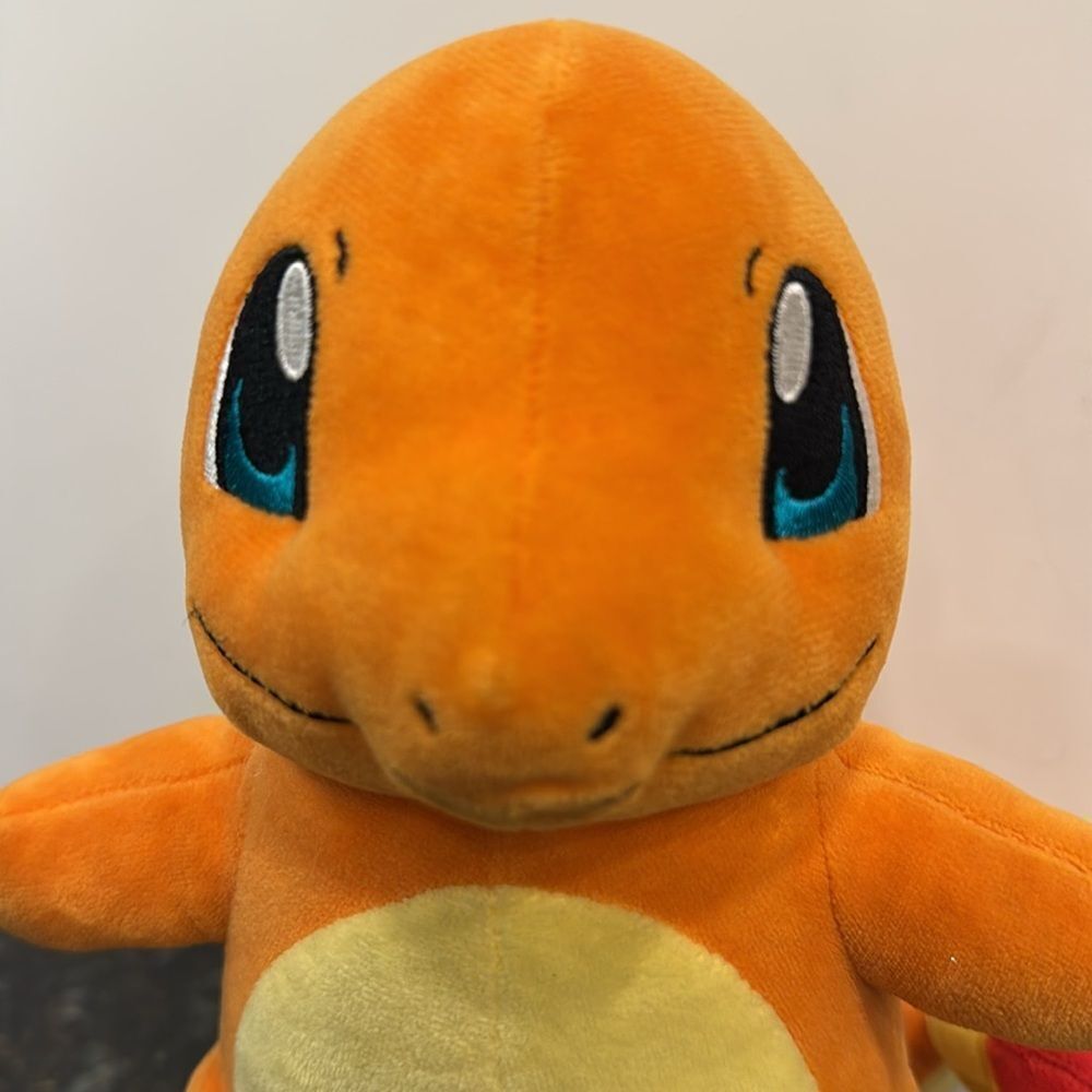Pokemon Charmander Plush 9” Smiling Wicked Cool Toy Plushie Stuffed - Picture 2 of 8